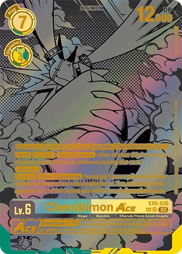 Cherubimon ACE (Textured) trading card